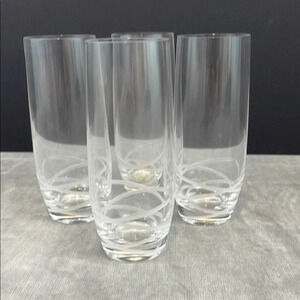 Vera Wang‎ Blanc Sur Blanc Highball Glasses S/4 NWT